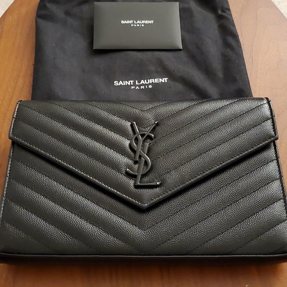 YSL MONOGRAM CHAIN WALLET - Picture 1 of 9